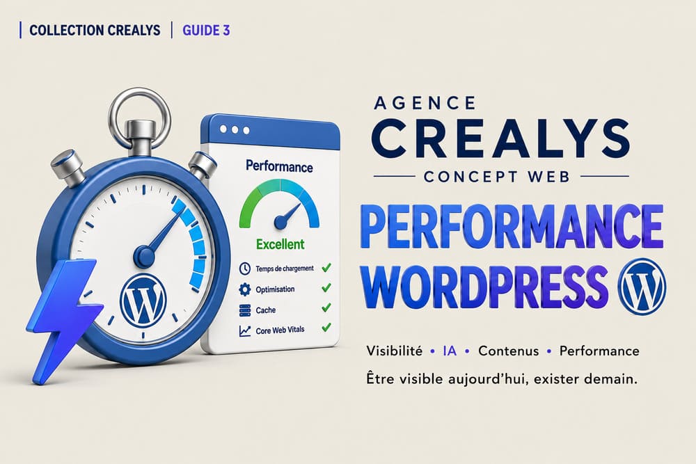 3 Crealys - Creation sites internet professionnels - Performances wordpress