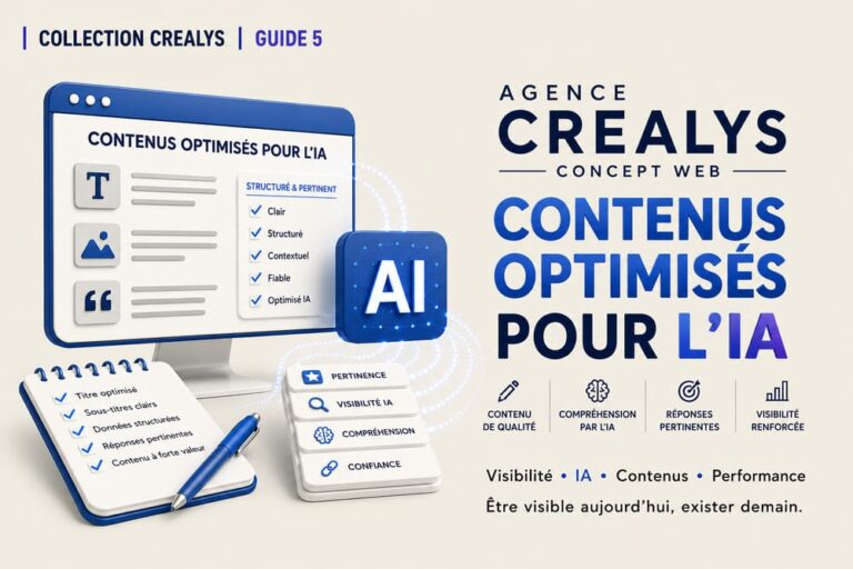 5 Crealys - Creation sites internet professionnels - Contenus optimisés pour l'IA