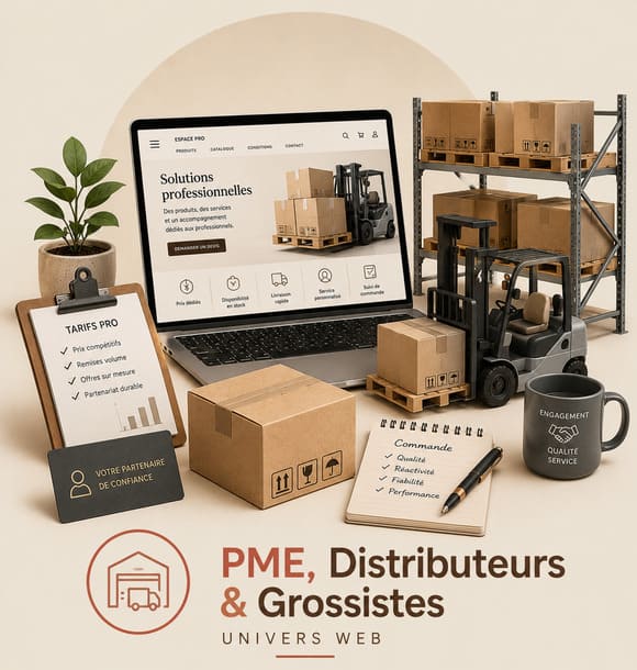 Création de site vitrine internet professionnel Montpellier - PME, Distributeurs et Grossistes