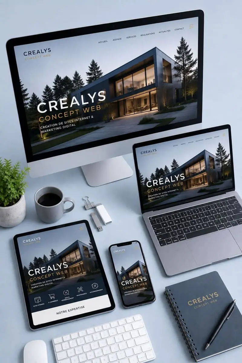 Agence Crealys proche de Montpellier - Creation de sites web - Chaque entreprise merite un site Internet pour developper ses activités