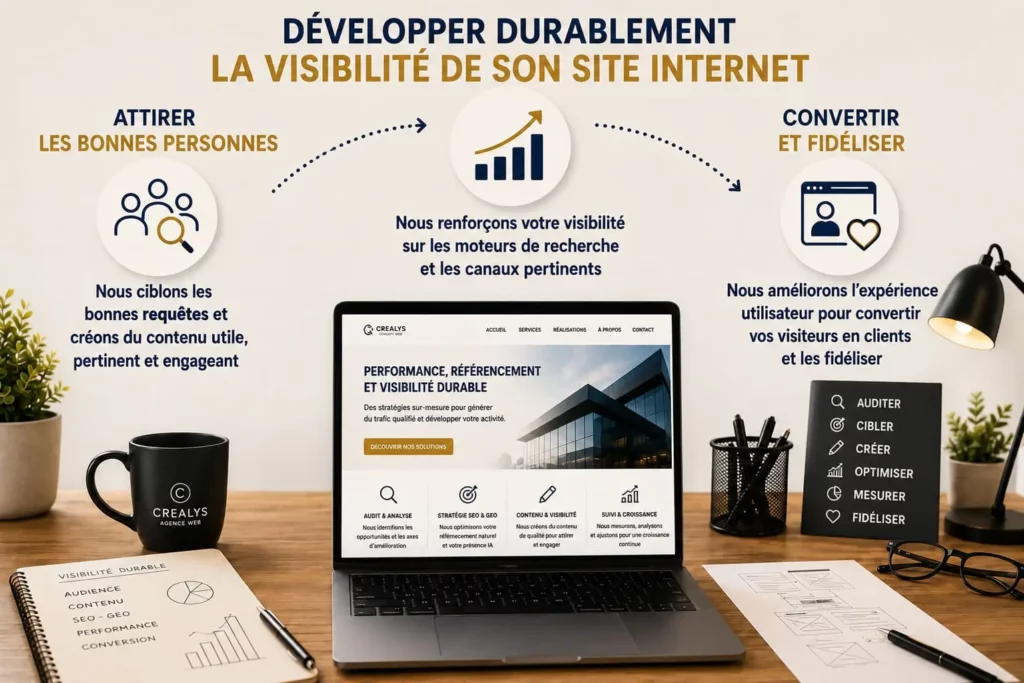 Guide 02-Développer durablement la visibilité de son site Internet SEO GEO