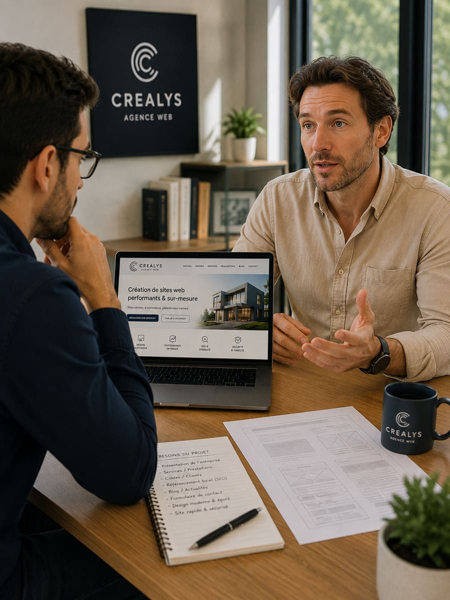 nous ecoutons le client avant de proposer des solutions techniques lors de la création de site internet