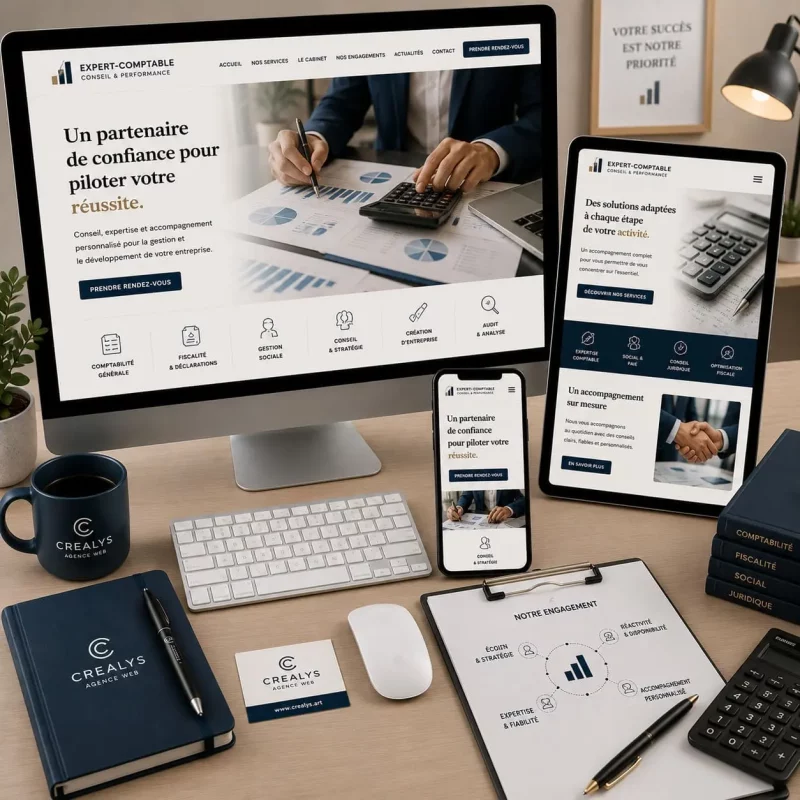 Création site internet professionnel PME Expert comptable